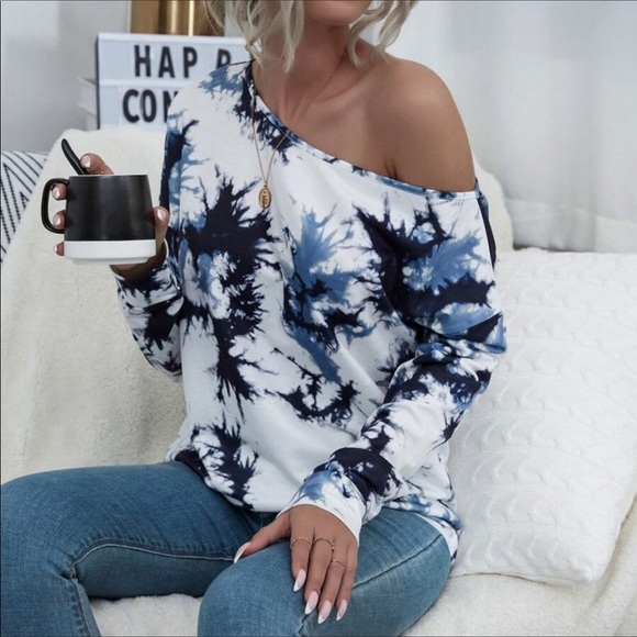 Tie Dye Top NWT- 1M - Picture 3 of 9